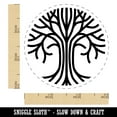 thumbnail image 2 of Geometric Lines Tree of Life Self-Inking Rubber Stamp Ink Stamper - Green Ink - Small 3/4 Inch, 2 of 7