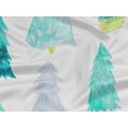 thumbnail image 6 of oneOone Rayon Turquoise Blue Fabric Tree Craft Projects Decor Fabric Printed By The Yard 56 Inch Wide, 6 of 8