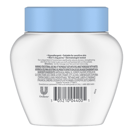POND'S Dry Skin Cream Face Moisturizer for Women, 6.5 oz