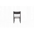thumbnail image 5 of Peppercorn Finish Elm Veneer Dining Chairs - 2-Pack with Upholstered Seat and Back, 5 of 5