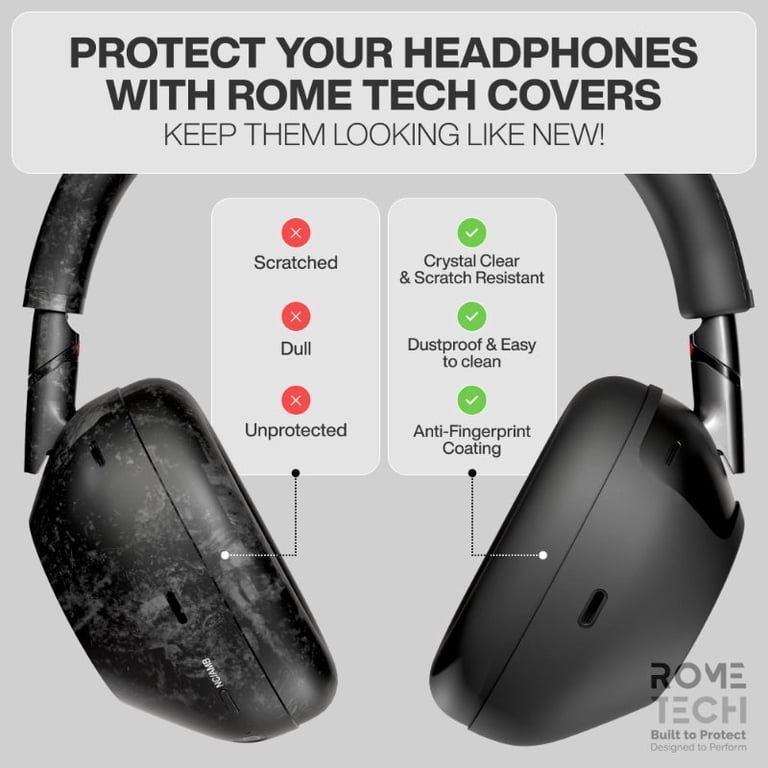 Sony WH-1000XM6 Silicone Headphone Case Protective Cover Skin 3-in