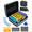 BLUE, variant on Monthly Pill Organizer 2 Times a Day, with Weekly Pill Bag, Portable Hard Shell, Pill Cutter, Plastic Opening Pick, Monthly & Weekly Stickers, Convenient Medication Management and Tracking