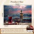 thumbnail image 3 of Wallpaper turkish tea maiden tower istanbuls pictures Peel and Stick Wall Murals 100"H x 144"W Removable PVC Wall Paper Self-Adhesive Wall Paintings Art Decor for Bedroom Living Room, 3 of 7