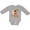 AC-Heather Grey, variant on Inktastic My Nana Loves Me to the Moon and Back Boys or Girls Long Sleeve Baby Bodysuit