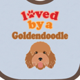 thumbnail image 4 of Inktastic Goldendoodle Dog Quote Boys or Girls Baby Bib, 4 of 4