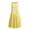 Yellow, variant on Dvprdro Solid Cotton Linen Crewneck Sleeveless Midi Dress for Women Ruched Bodice Flared Hem Loose Fit Summer Beach