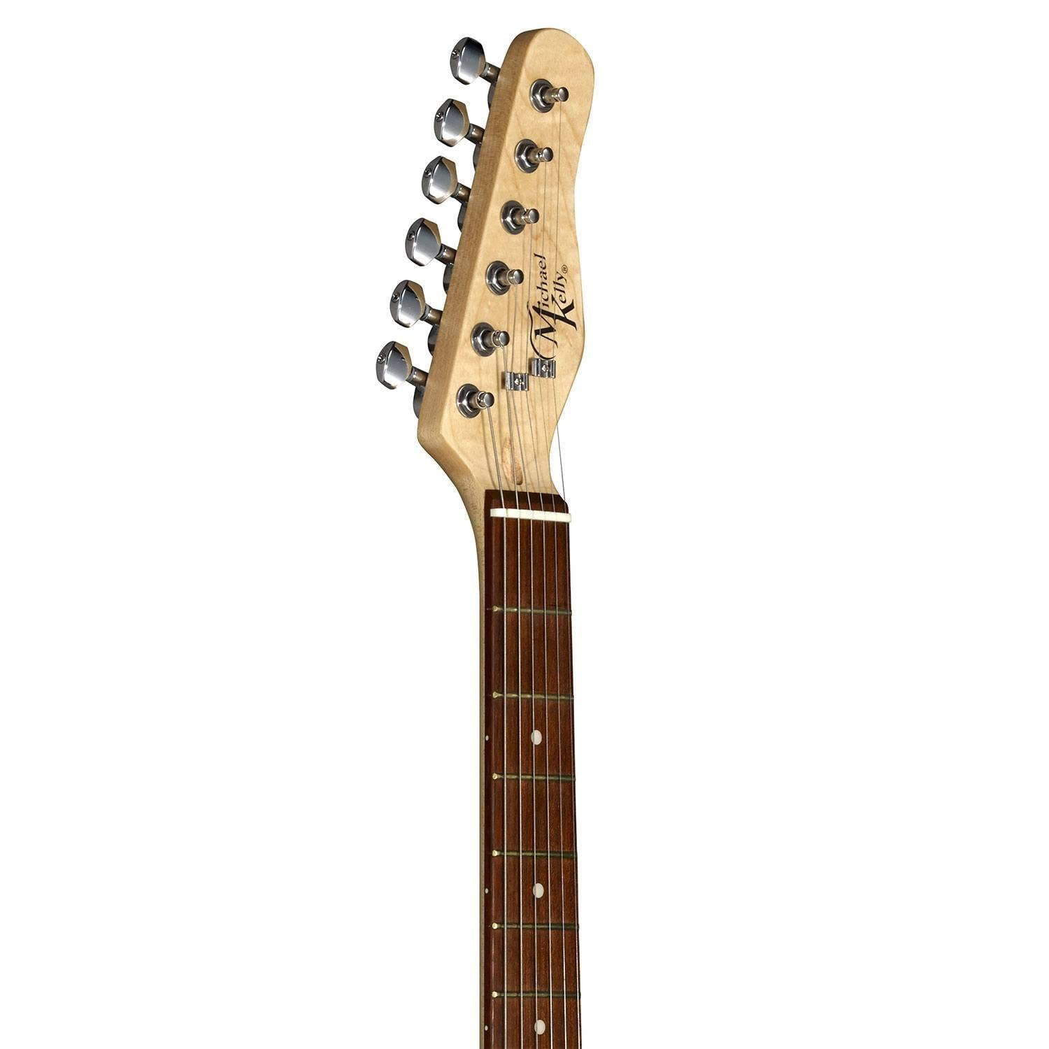 Michael Kelly 59 Thinline Semi-Hollow Electric Guitar (Gloss Black)