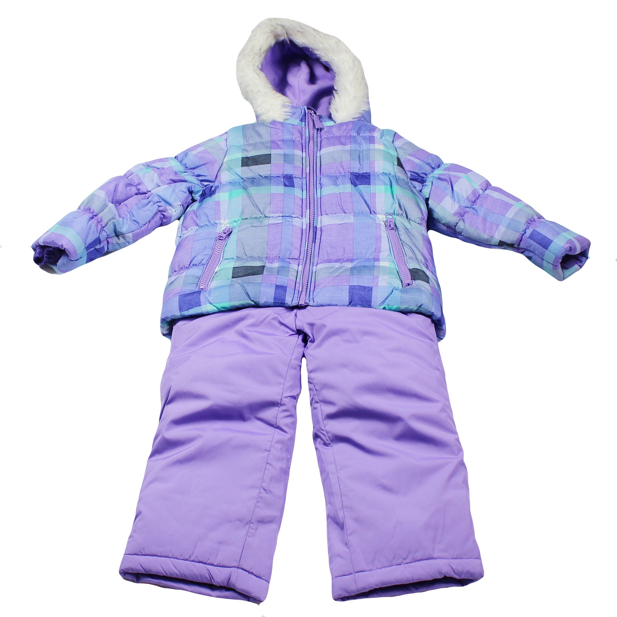 girls purple snow pants