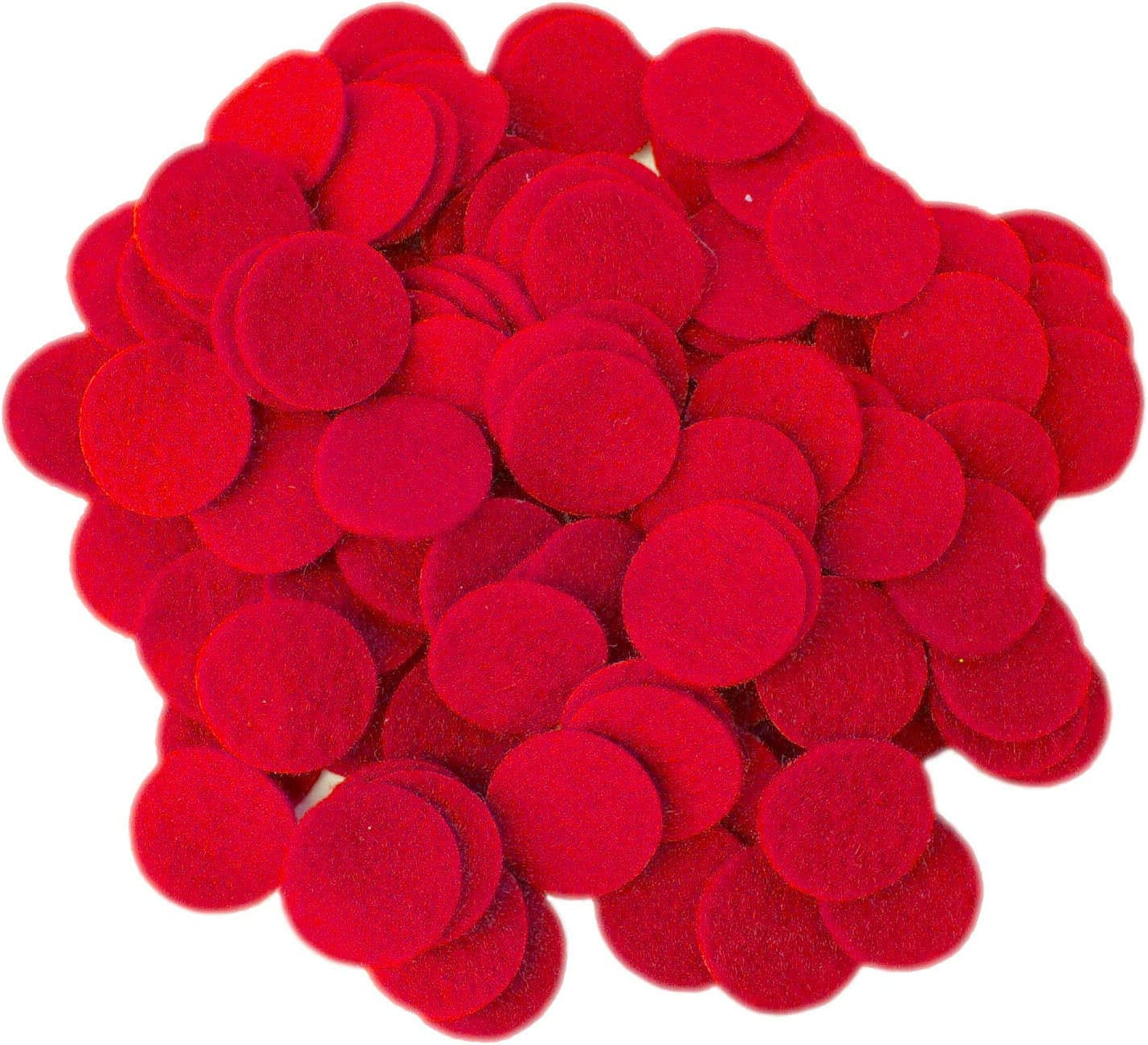 1000 Pieces Felt Shapes for Crafts, Heart, Star, and Geometric Designs,  Felt Ornaments for Craft Projects (Assorted Colors)