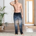 thumbnail image 2 of Kdxio The Galaxy Pattern Men's Pajama Pants, Elastic Waist with Drawstring and Pockets, Comfortable Loungewear-XX-Large, 2 of 6