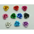 thumbnail image 4 of U8MO 200 Aluminum Metal Rose Flower Beads 8mm Colour Choice Jewelry Making-Golden, 4 of 7