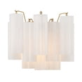 thumbnail image 6 of ADD-302-AG-WH Crystorama Lighting Addis - 2 Light Wall Mount-11.75 Inches Tall and 14.5 Inches Wide-Aged Brass Finish-White Glass Color, 6 of 10