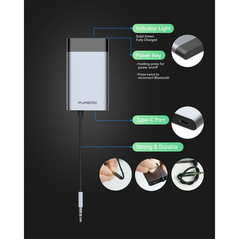 PUREMIC UHF Wireless Microphone System, Wireless Karaoke