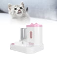 thumbnail image 3 of Dispensador De Agua Y Comida Para Mascotas, Comedero Automático Para Gatos De Diseño 2 En 1 Con Dispensador De Agua De 1 Litro Y Dispensador De Comida De 2 L, Ventana, 3 of 7
