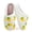 Pineapple, variant on BERANMEY Cute Flower Print Slippers for Women Soft Plush Comfy Warm Slip-On Couple Womens Slippers Indoor Fluffy House Slippers for Womens Non-slip Fuzzy Flat Slides