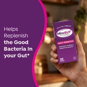 MiraGUT Daily Probiotic, Probiotics for Digestive Health (1 Month Supply), Gluten-Free Supplement, Probiotic for Women and Men, Support Overall Digestive Health, 30 Ct