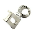 thumbnail image 1 of MasteelfCA Stainless Steel Short Low Ruler Free Motion Darning Patchwork Presser Foot for Frame Free Motion Quilting Embroidery Fits All Low Sewing Machines, 1 of 8
