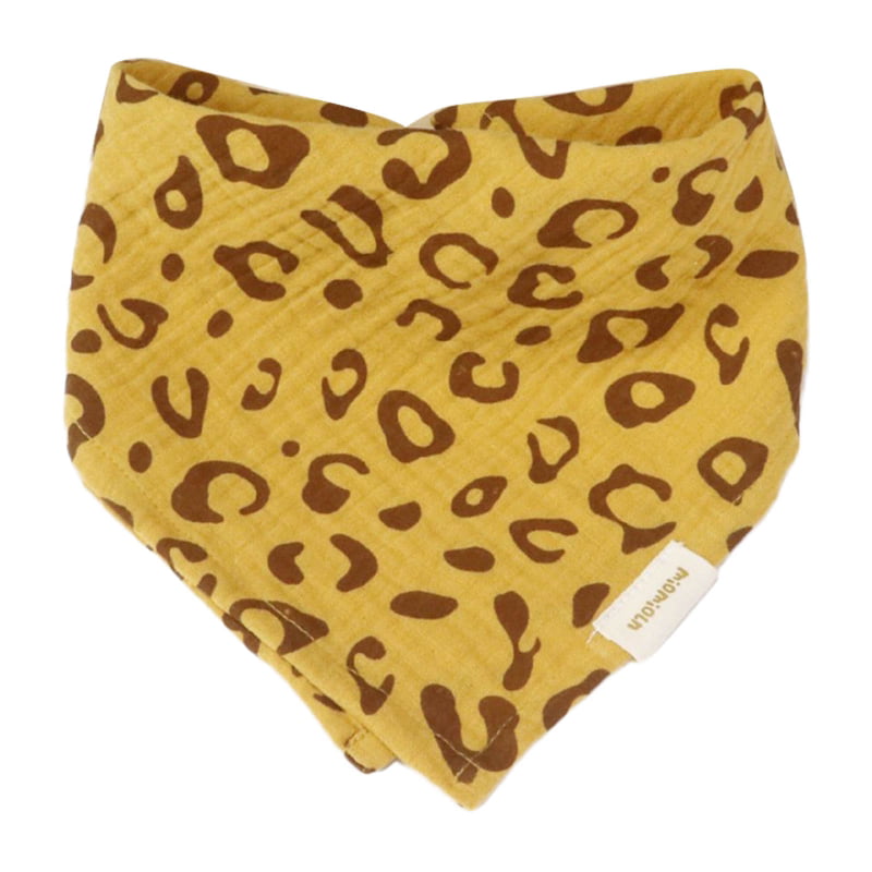 Bibs Animal Print Toddler Triangle Scarf Accessories Burp Cloths Saliva Towel 