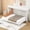 White, variant on Noble House Halden Twin Size Pine Wood Murphy Bed, Hidden Foldable Wall Bed Cabinet with Slat Support, White