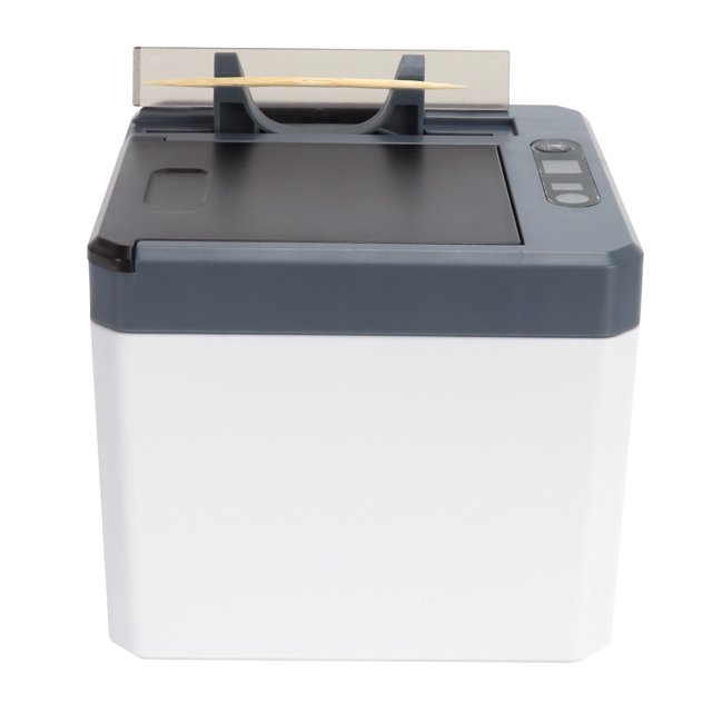 CAJA DE PALILLO DE DIENTES, Portavasos de Palillo de Dientes A Gran Capacidad Infrarroja Inducción A Prueba de Fugas Con Cable USB para Familia Para Restaurante Para Café