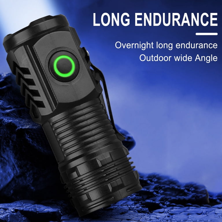 1200 Lumens Rechargeable Flashlights, Tactical LED Flashlight - Compact EDC  Flash Light with USB Charging, Waterproof & Small for Camping, Hiking,  Emergency, Car & Home by PALIFEUR - Walmart.com