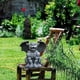 thumbnail image 2 of 2 estatuas de jardín de artística, escultura del para exteriores, manualidades decorativas para el hogar Macarena Estatua de gárgola, 2 of 7