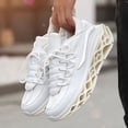 thumbnail image 5 of NOKIO Mens Fashion Sneakers Platform We𝖽ge Athlet𝗂c Shoes with Comforatble Soft Cushion Sole, Colorful Casual Walking Shoes Lightweight Breathable Running Shoes for Back to College, Travel, 5 of 7