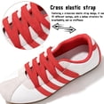 thumbnail image 4 of Knivor Slip On Casual Sneakers for Women Elastic Crisscross Strap Low Top Fashion Sneakers Non Slip Flat Lightweight Retro Walking Casual Shoes, 4 of 7
