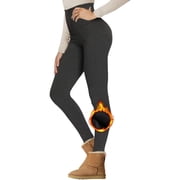 DEXIANG Women's Lambswool Lined Leggings High Waist Winter Yoga Pants Soft Warm Leggings Work Pants Women Comfortable Pants for Women Fashion Clothes for Women Pants Women Casual Winter His and Hers