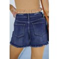thumbnail image 1 of ABPHQTO Shorts vaqueros desgastados de tiro alto para mujer, 1 of 5