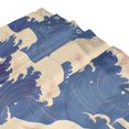thumbnail image 3 of Yayeee Shower Curtain with Hooks 72"x72" Waterproof Fabric Bathroom Hanging Decor, Blue Wave Pattern, 3 of 5