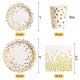 thumbnail image 2 of Cubiertos de Fiesta - Big Polka Dot Gold 175tz Adepaton LL-2482, 2 of 6