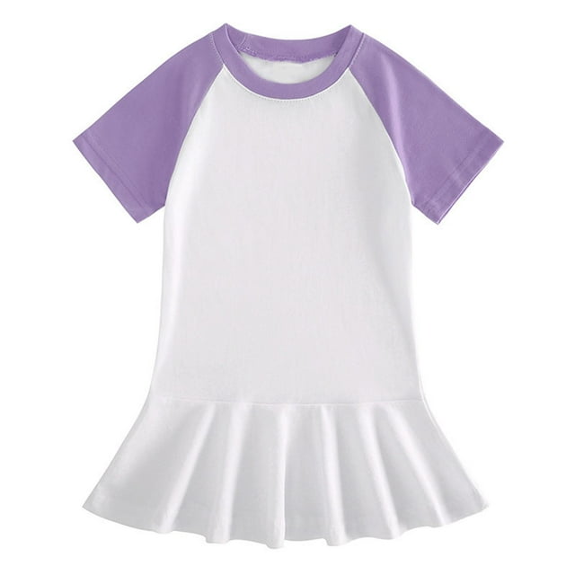 QIPOPIQ Robe en Tulle pour Tout-Petite Fille Été à Volants Sans Manches Robe Décontractée de Mode pour Bébé Fille 1-6 Ans Liquidation