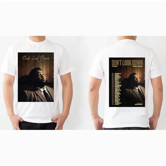 Rod Wave Don't Look Down Tour 2026 T-shirt For Fan