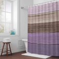 thumbnail image 6 of Vintage Wood Grain Shower Curtain for Bathroom Decor, Brown Light Purple Grain Farmhouse Waterproof Fabric Shower Curtain, 72"x84" Set with 12 Hooks, 6 of 9