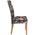 thumbnail image 3 of RYLABLUE Trendy Floral Pattern Stretch Chair Cover Protector Seat Slipcover for Dining Room Hotel Wedding Party Set of 6, 3 of 5
