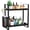 Black, variant on THENNIKIGO Coffee Rack Coffee Bar Accessories and Coffee Mug Cup Holder,Bathroom Organizers and Storage,kitchen organizers and storage,Spice Rack Organizer for Countertop