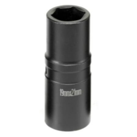 

Grey Pneumatic 2392D 1/2 Drive Thin Wall flip Socket - 19mm X 21mm