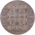 thumbnail image 1 of Ahgly Company Indoor Round Mid-Century Modern Mauve Taupe Purple Oriental Area Rugs, 4' Round, 1 of 6