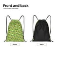 thumbnail image 5 of Japuie Cute Green Frog Print Drawstring Backpack,Drawstring Bags, Draw String Back Bag,Sport Gym Bag for Sports, Gym, Travel, Swimming, Beach -Medium, 5 of 5