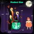 thumbnail image 4 of Costway 8FT Inflatable Halloween Witches Holding Cauldron Yard Decor w/ Colorful Lights, 4 of 10