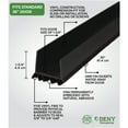 thumbnail image 3 of M-D Building Products 40720 36 in. Black Vinyl DENY™ U-Shape Slide-On Under Door Seal, 3 of 10