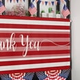 thumbnail image 6 of Independence Day Valance Curtains American Flag Patriotic Stars July 4th Patriotic Curtain Soldiers Red Stripes Kitchen Curtain Window Treatment Valances for Independence Day, Memorial Day 54x18 Inch, 6 of 6