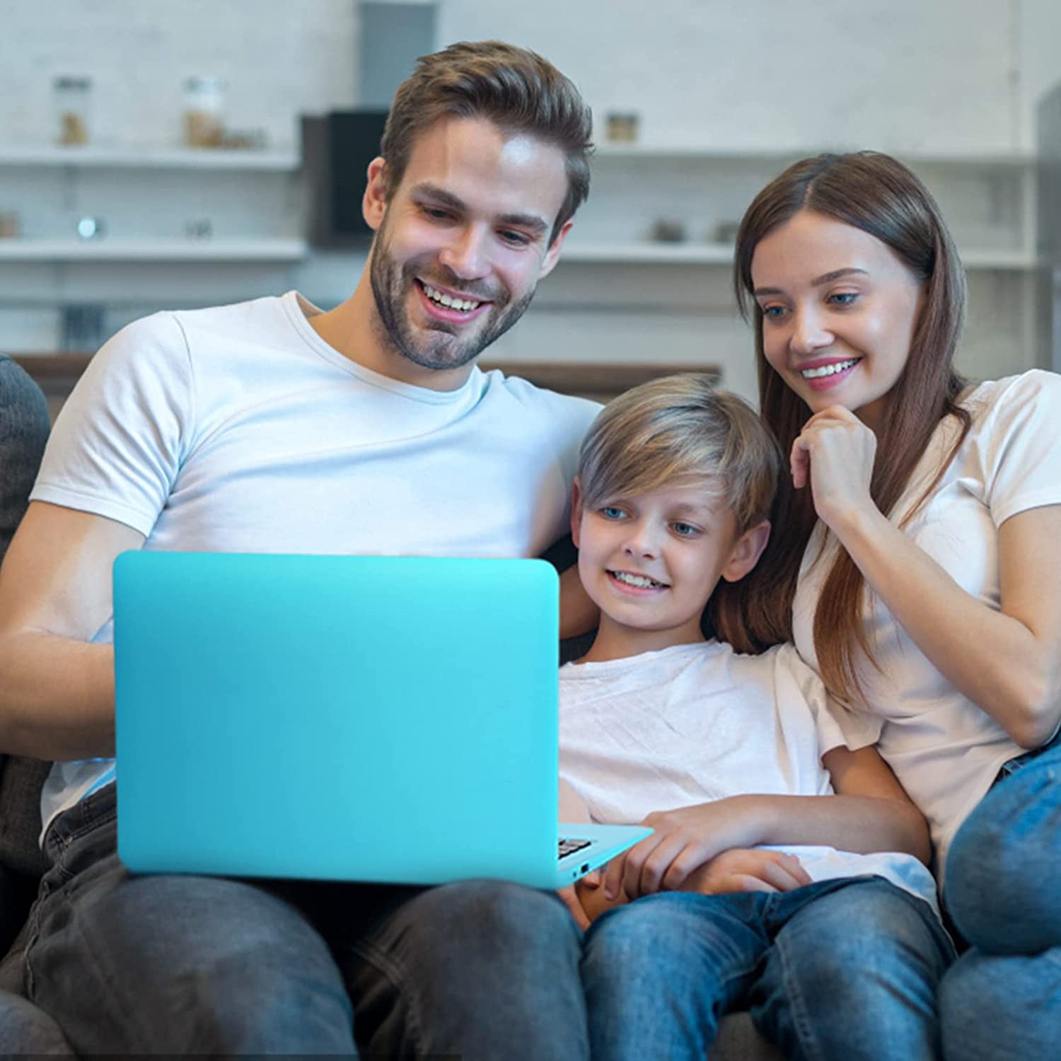 NBD 10.1 inch Laptop Android 12.0 Computer, Quad Core Powered Netbook,2G RAM+64 GB ROM Mini Laptop Computer for Kids with Bag, Mouse, and Mouse Pad(Blue)