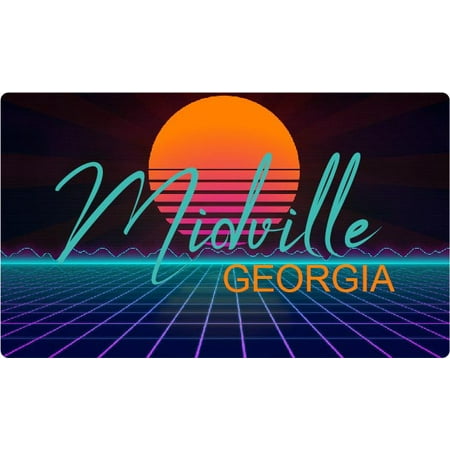 

Southside Alabama 4 X 2.25-Inch Fridge Magnet Retro Neon Design