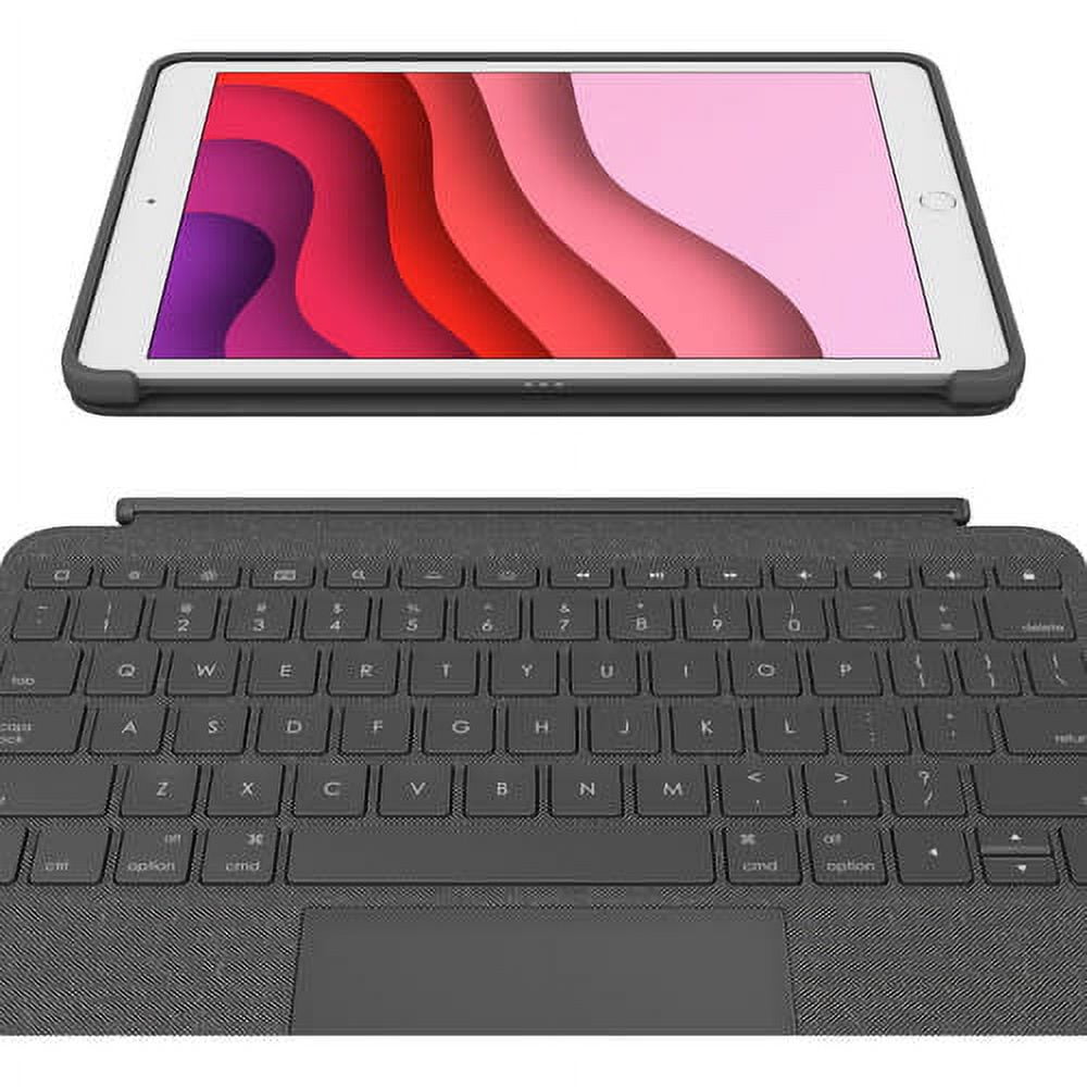 Logitech Combo Touch Trackpad Keyboard Case for iPad (7th Logitech Combo Touch Trackpad Keyboard Case for iPad (7th