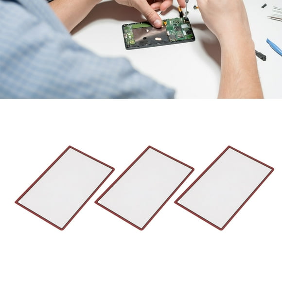 3Pcs Replacement Top Upper Screen Suitable for New 3DS XL, Resin Upper Top Screen Display Repair Parts