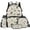 Cowboy Boot Horseshoe Turquoise Bow, variant on Yspwyqan 4Pcs School Backpack Set with Lunch Box Pencil Case Water Bottle Bag, Fish Camo Lightweight Large Capacity Bookbag for Elementary Middle School