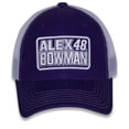thumbnail image 2 of Women's Hendrick Motorsports Team Collection Purple/White Alex Bowman Name & Number Patch Adjustable Hat, 2 of 5