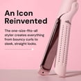 thumbnail image 3 of L'ANGE HAIR Le Duo Edge 360° Airflow Titanium Styler Blush | 1” Wide Titanium Plates with Rounded Corners & Softly Beveled Edges (Blush), 3 of 10